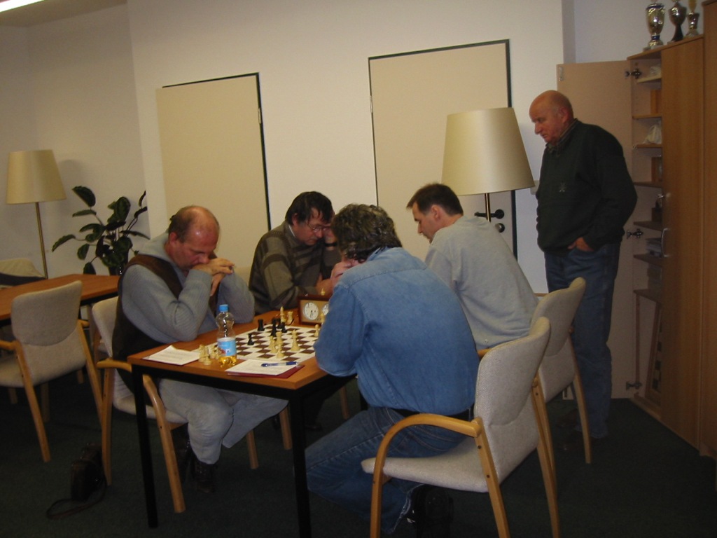 Haase Joachim (Altenburg) - Schmidt Jens (Meuselwitz) 1 : 0 und Odrich Jörg (Altenburg) - Soult Helmut (Frohburg) 1 : 0
